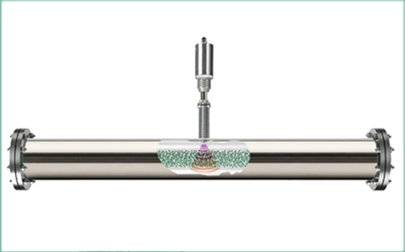 Medição de vazão mássica de sólidos